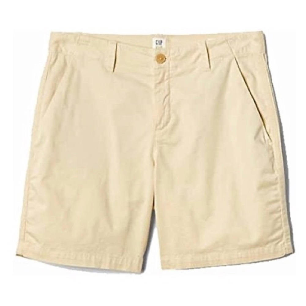NWT, GAP Girlfriend Khaki Shorts High Rise 5" Inseam, Sz 12 - Picture 2 of 14
